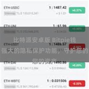 比特派安卓版 Bitpie钱包：强大的隐私保护功能，守护您的资产