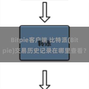 Bitpie客户端 比特派(Bitpie)交易历史记录在哪里查看？