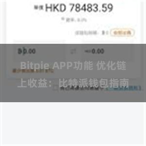 Bitpie APP功能 优化链上收益：比特派钱包指南