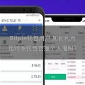 Bitpie钱包用户 如何利用比特派钱包管理个人理财？