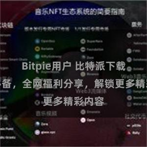 Bitpie用户 比特派下载资源必备，全网福利分享，解锁更多精彩内容