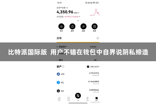 比特派国际版  用户不错在钱包中自界说阴私缔造